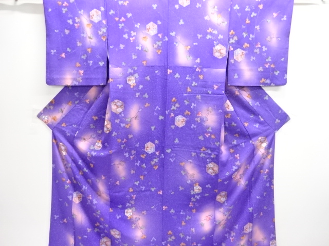 JAPANESE KIMONO / KOMON /  IVY LEAVES